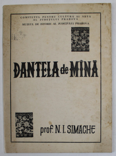 DANTELA DE MANA de N. I. SIMACHE , 1970