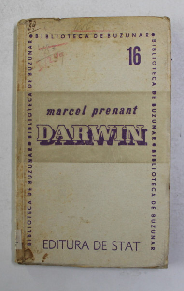 DARWIN de MARCEL PRENANT , 1946