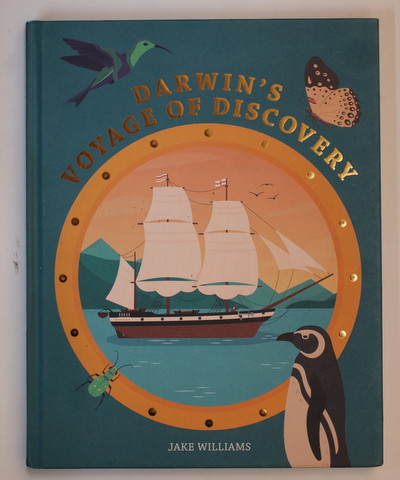 DARWIN 'S VOYAGE OF DISCOVERY by JAKE WILLIAMS , 2019, COPERTA CARTONATA CU MIC DEFECT *