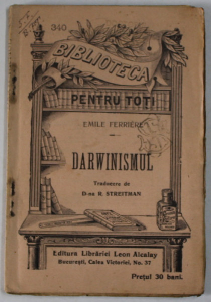 DARWINISMUL de EMILE FERRIERE , 1908