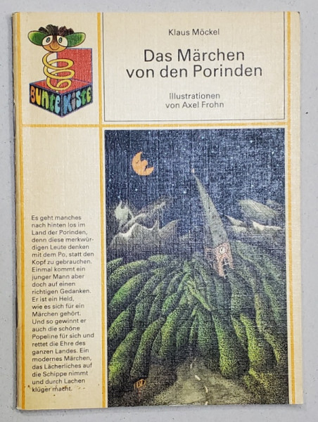 DAS MARCHEN VON DEN PORINDEN von KLAUS MOCKEL , illustrationen von AXEL FROHN , 1988