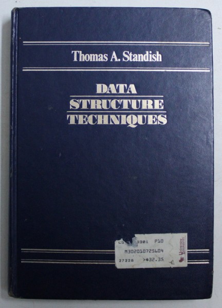 DATA STRUCTURE TECHNIQUES by THOMAS A . STANDISH , 1980