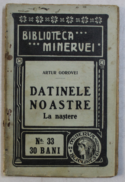 DATINELE NOASTRE LA NASTERE de ARTUR GOROVEI