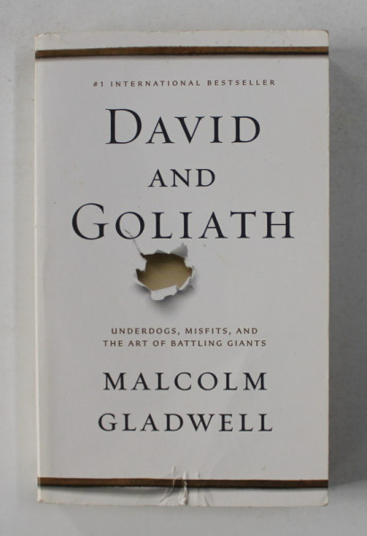 DAVID AND GOLIATH - UNDERDOGS , MISFITS , AND THE ART OF BATTLING GIANTS , by MALCOM GLADWELL , 2013