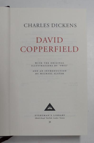 DAVID COPPERFIELD by CHARLES DICKENS , original illustrations by '' PHIZ '' , 1991