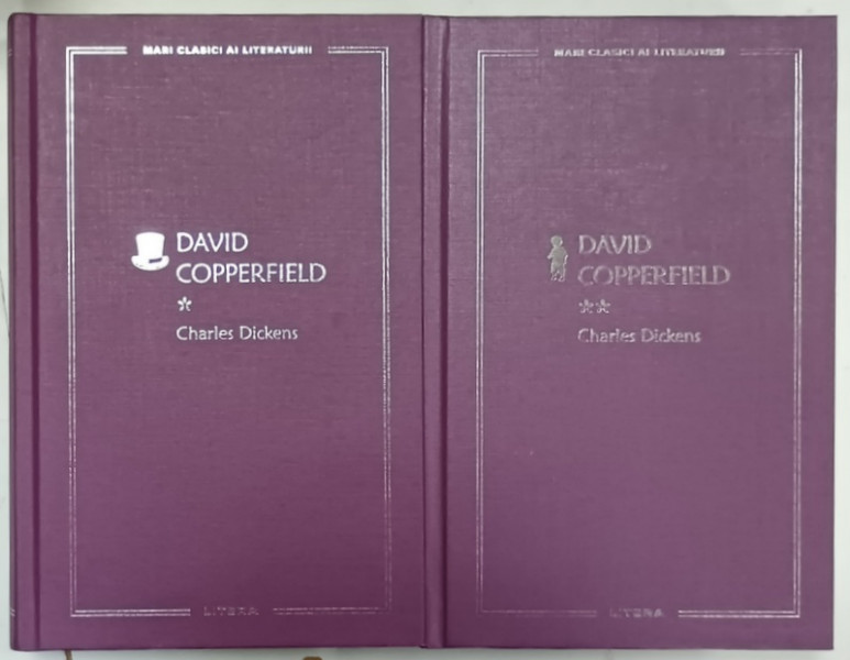 DAVID COPPERFIELD de CHARLES DICKENS , VOLUMELE I - II , 2023 , EDITIE CARTONATA