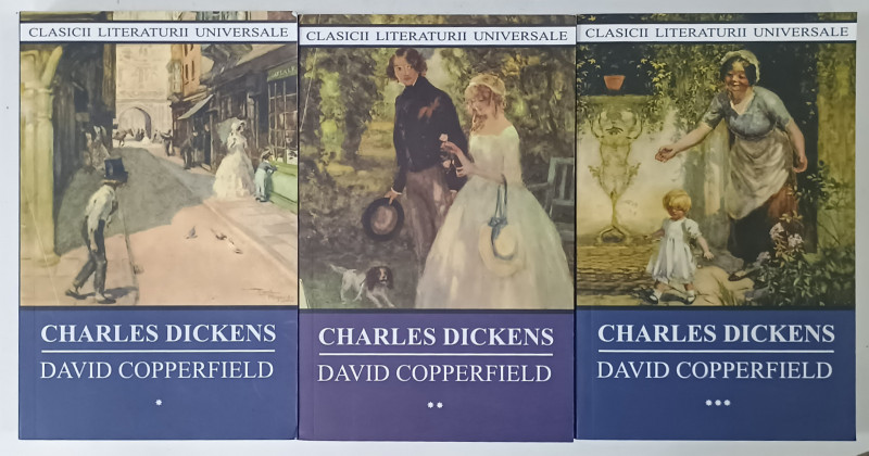DAVID COPPERFIELD de CHARLES DICKENS , VOLUMELE  I - III , 2022