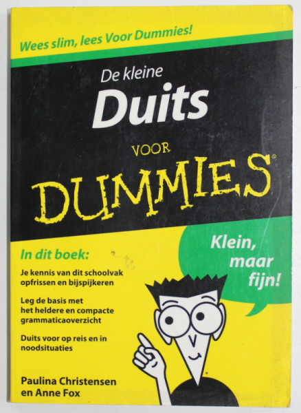 DE KLEINE DUITS VOOR DUMMIES , GHID GERMAN - OLANDEZ , 2013