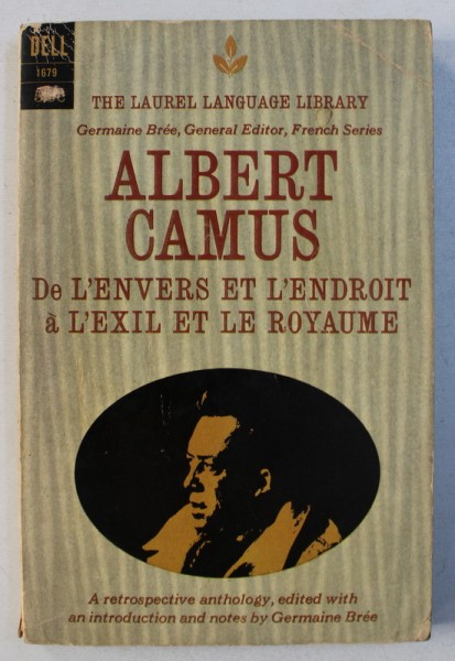 DE L ' ENVERS ET L ' ENDROIT A L ' EXILE ET LE ROYAUME par ALBERT CAMUS , 1963