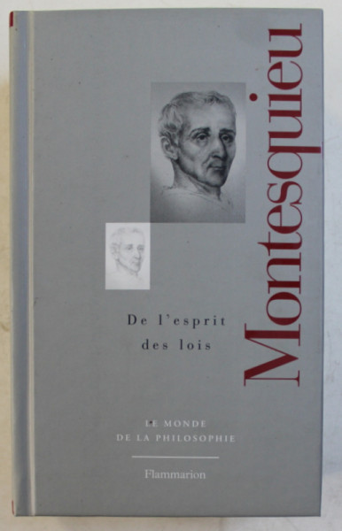 DE L ' ESPRIT DES LOIS par MONTESQUIEU , 2008