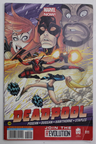 DEADPOOL de POSEHN ...STAPLES , 11 MAI , 2016 , REVISTA DE BENZI DESENATE *
