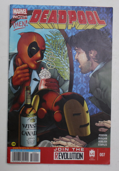 DEADPOOL de POSEHN ...STAPLES , 7 IANUARIE  , 2016 , REVISTA DE BENZI DESENATE *