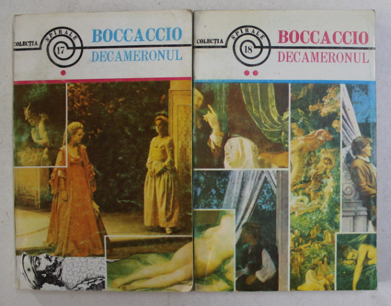 DECAMERONUL de BOCCACCIO , VOLUMUL I - II , 1993