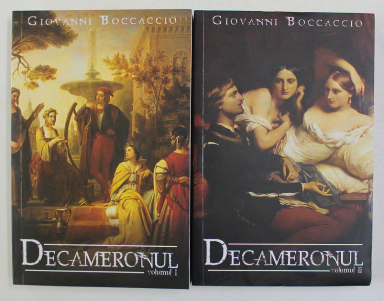 DECAMERONUL de GIOVANNI BOCCACCIO , VOLUMELE I - II , 2020