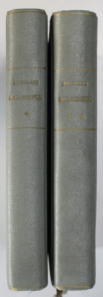DECAMERONUL , VOLUMELE I - II de BOCCACCIO , 1963
