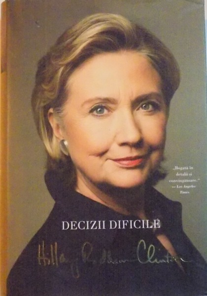 DECIZII DIFICILE de HILLARY RODHAM CLINTON, 2015