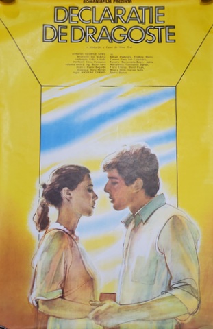 '' DECLARATIE DE DRAGOSTE '' , AFIS  AL FILMULUI  - 1985