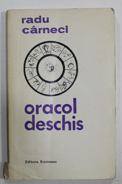 DEDICATIA LUI RADU CARNECI PENTRU VERONICA PORUMBACU PE VOLUMUL ' ORACOL DESCHIS ' , 1971