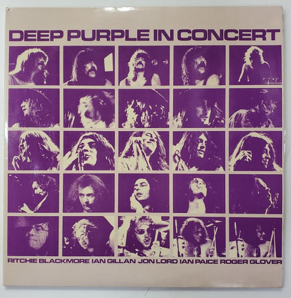DEEP PURPLE IN CONCERT , DISC VINYL , DUBLU LP , 1980
