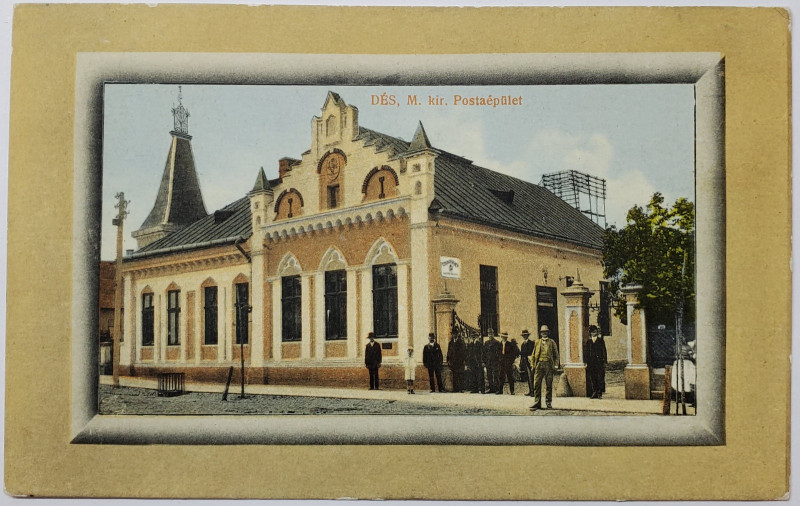 DEJ ( DES ) , CLADIREA POSTEI , CARTE POSTALA ILUSTRATA , 1915
