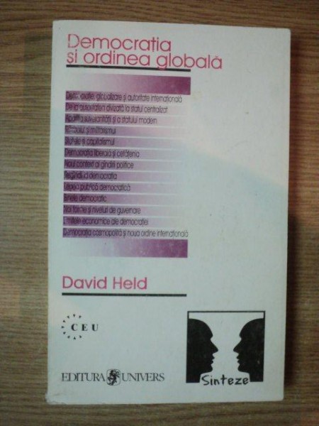 DEMOCRATIA SI ORDINEA GLOBALA de DAVID HELD , 2000