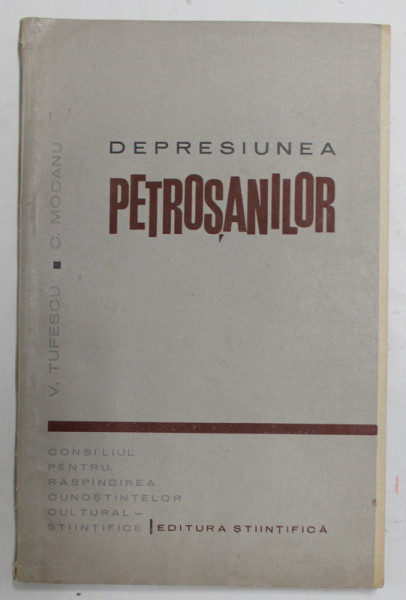 DEPRESIUNEA PETROSANILOR de VICTOR TUFESCU si C. MOCANU , 1964