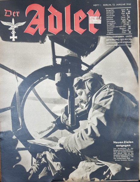 Der Adler, Nr. 1, 13 Ianuarie 1942