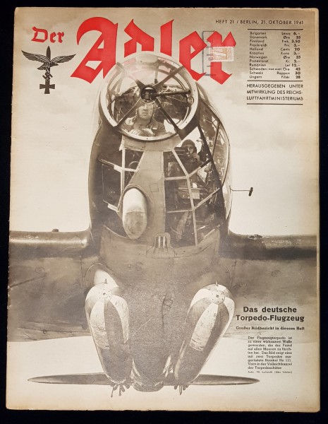 Der Adler, Nr. 21, 21 Octombrie 1941