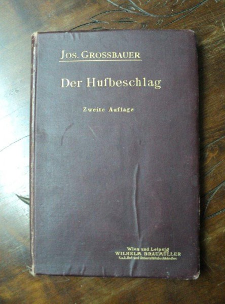 DER HOFBESCHLANG, MANUAL DE POTCOVIT, JOS. GROSSBAUER, WIEN, 1904