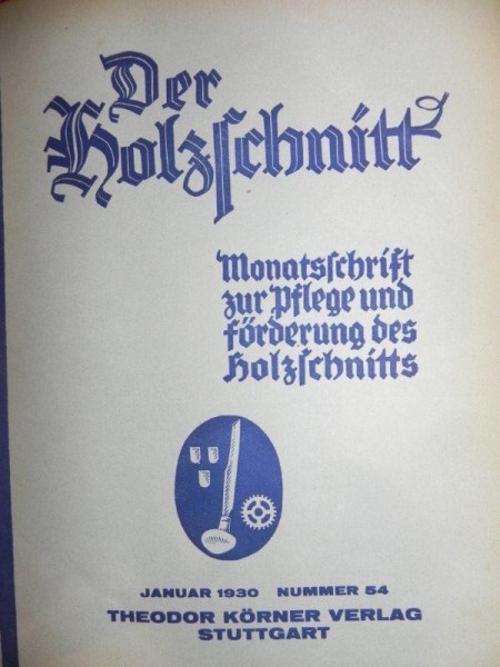 DER HOLZSCHNITT-GRAVURA IN LEMN 1930-1931