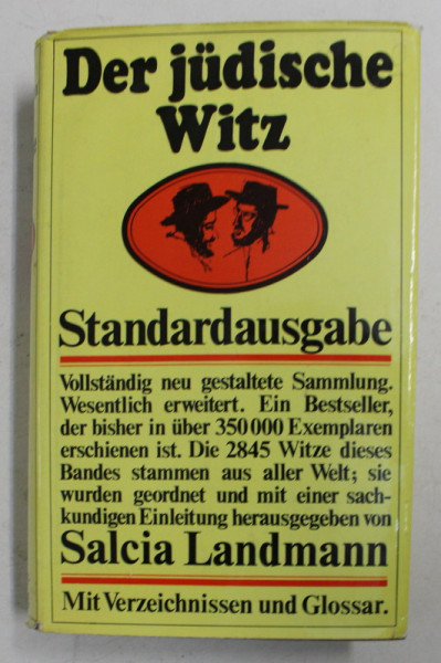 DER JUDISCHE WITZ ( BANCURI EVEREIESTI ) - STANDARDAUSGABE von SALCIA LANDMANN , 1960