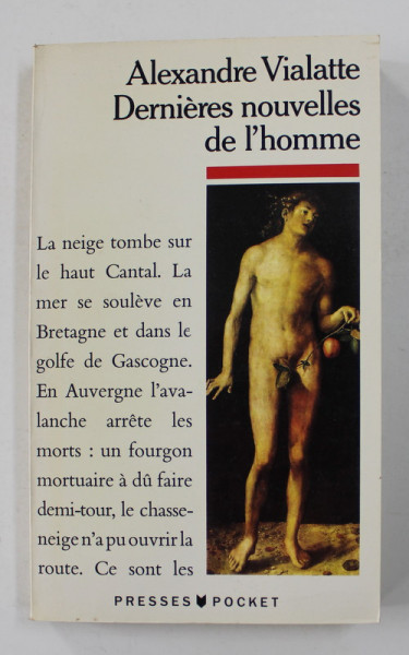 DERNIERES NOUVELLES DE L 'HOMME par ALEXANDRE VIALATTE , 1978