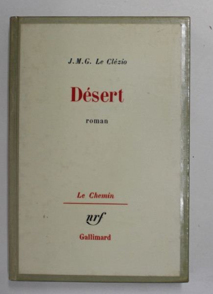 DESERT - roman par J.M.G. Le CLEZIO , 1981