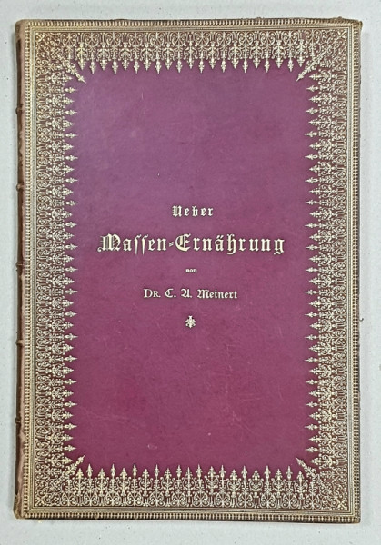 Despre alimentatia in masa de Dr. C. A. Meinert - Berlin, 1885