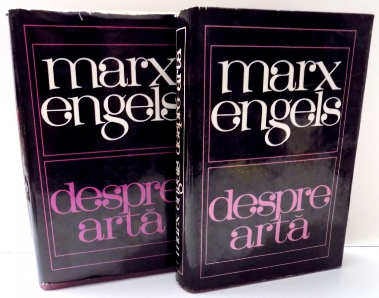 DESPRE ARTA de MARX ENGELS , VOL I-II , 1966