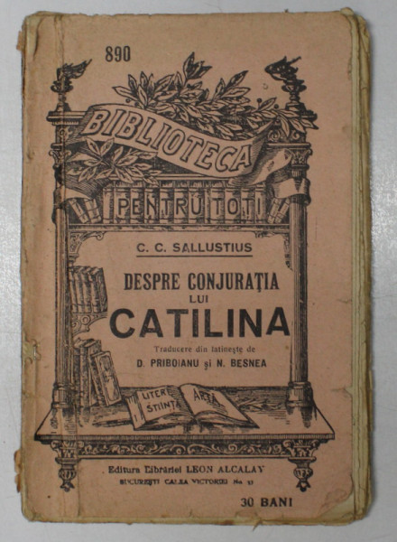 DESPRE CONJURATIA LUI CATILINA de C.C. SALLUSTIUS