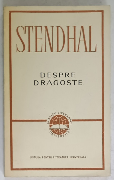 DESPRE DRAGOSTE de STENDHAL , 1963