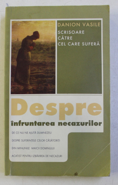 DESPRE INFRUNTAREA NECAZURILOR - SCRISOARE CATRE CEI CARE SUFERA de DANION VASILE , 2007