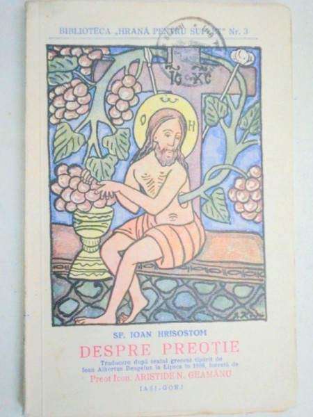 DESPRE PREOTIE-SF. IOAN HRISOSTOM  1941