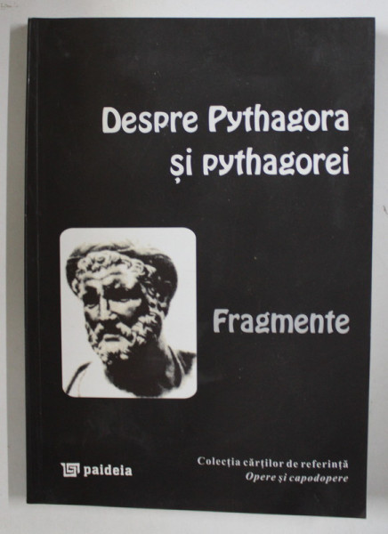 DESPRE PYTHAGORA SI PYTHAGOREI, FRAGMENTE, TRADUCERE SI NOTE de MIHAI NASTA, 1998 , PREZINTA HALOURI DE APA