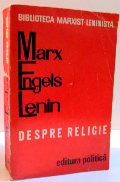 DESPRE RELIGIE , 1974 de MARX ENGELS LENIN