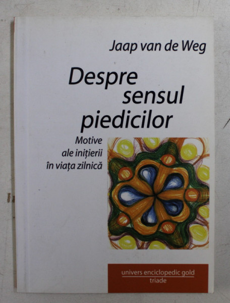 DESPRE SENSUL PIEDICILOR de JAAP VAN DE WEG , - MOTIVE ALE INITIERII IN VIATA ZILNICA , 2009