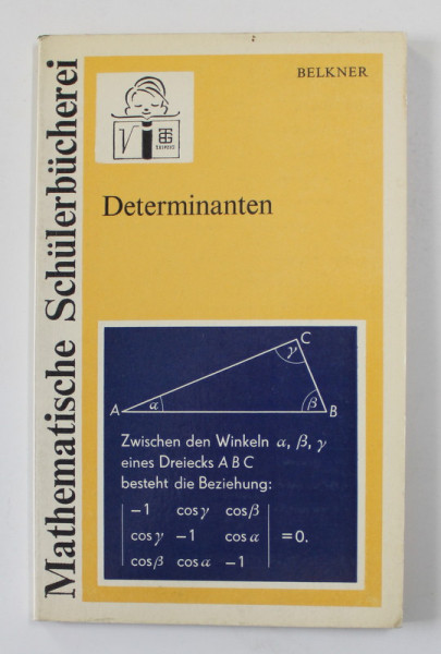 DETERMINANTEN von HORST BELKNER , 1987