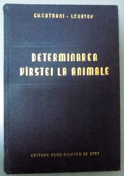DETERMINAREA VARSTEI LA ANIMALE , 1958