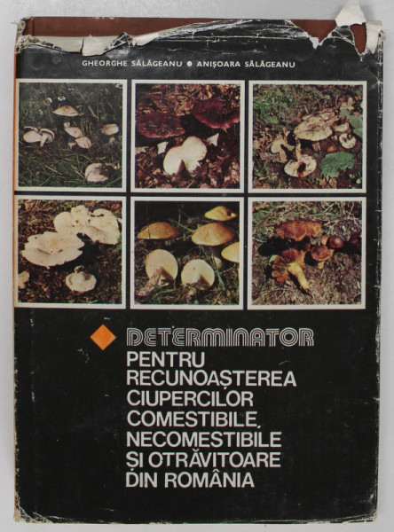 DETERMINATOR PENTRU RECUNOASTEREA CIUPERCILOR COMESTIBILE , NECOMESTIBILE SI OTRAVITOARE DIN ROMANIA de GHEORGHE SALAGEANU , ANISOARA SALAGEANU , 1985