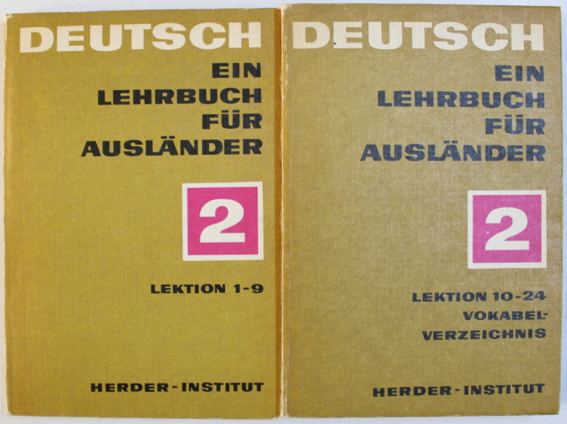 DEUTSCH  - EIN LEHRBUCH FUR  AUSLANDER 2.  - LEKTION 1- 24 von  HANS LINDNER und MARTIN LOSCHMANN , 1974