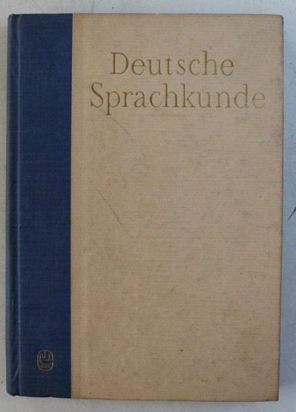 DEUTSCHE SPRACHKUNDE von WILHELM SCHMIDT , 1965