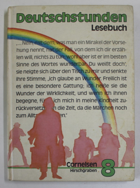 DEUTSCHSTUNDEN  LESEBUCH 8 von HARALD FROMMER ...ULRICH MULLER , 1988
