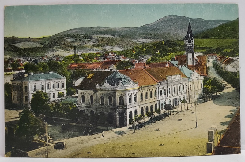 DEVA , IMAGINE DE ANSAMBLU , CARTE POSTALA , INCEPUTUL SEC. XX