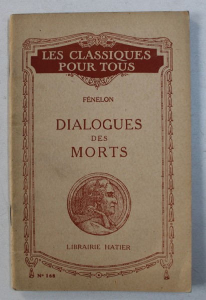 DIALOGUES DES MORTS par FENELON , 1925